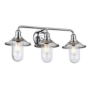 Kinkiet srebrny Rigby 3xE27x40W wym:30,4×68,6x22cm IP44 Quintiesse 831881