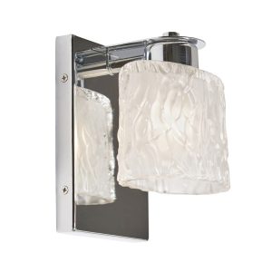 Kinkiet srebrny Seaview 1xG9x3W wym:18,1×14,4×11,6cm IP44 Quoizel 833475