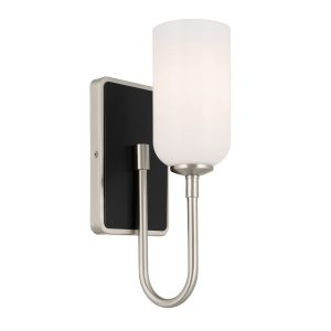 Kinkiet srebrny SOLIA 1xG9x3W wym:33,8×12,7x16cm IP44 Kichler 832674