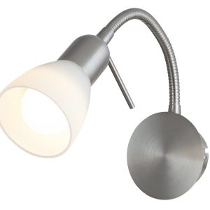 Kinkiet srebrny Soma 1xE14x40W wym:20,5x8x22,5cm IP20 Rabalux 832192