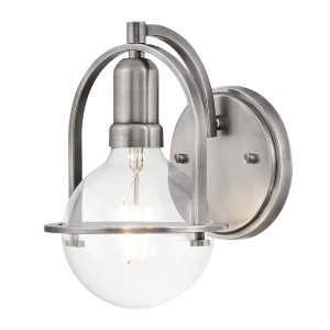 Kinkiet srebrny Somerset 1xE27x60W wym:23,3×15,8×18,9cm IP20 Quintiesse 194819