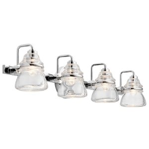 Kinkiet srebrny Talland 4xG9x3W wym:16,3×78,3×17,5cm IP44 Kichler 844628