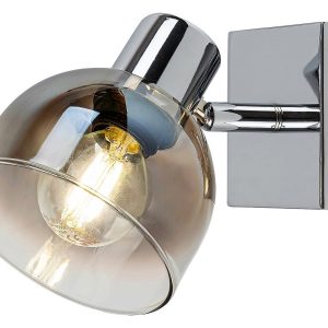 Kinkiet srebrny Tarien 1xE14x40W wym:11,5x10x15cm IP20 Rabalux 832665