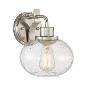 Kinkiet srebrny Trilogy 1xE27x60W wym:24,1×19,9×22,5cm IP20 Quoizel 832149