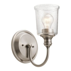Kinkiet srebrny Waverly 1xE27x60W wym:29,2×17,5×23,5cm IP20 Kichler 194828