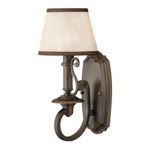 Kinkiet stary brąz Plymouth 1xE14x40W wym:35,6×16,5x19cm IP20 Hinkley 844121