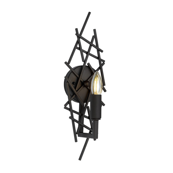 Kinkiet stary brąz Taiko 1xE14x40W wym:43x13,5x13,4cm IP20 Elstead 844051