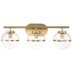 Kinkiet stary mosiądz Hollis 3xE14x40W wym:23×60,6×19,3cm IP44 Hinkley 835132