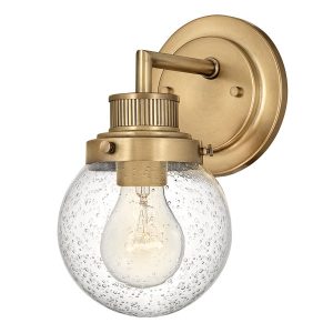 Kinkiet stary mosiądz Poppy 1xE27x60W wym:23,7x13x18,3cm IP44 Quintiesse 834725