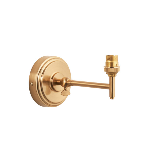 Kinkiet STEP FOLD mosiężny szczotkowany 1 x B22 x 7W IP20 Endon 1049204