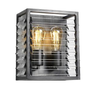 Kinkiet szare Louvre 2xE27x60W wym:28,8×24,7×14,9cm IP20 Elstead 833650 Kinkiet szare Louvre 2xE27x60W wym:28,8×24,7×14,9cm IP20 Elstead 833650
