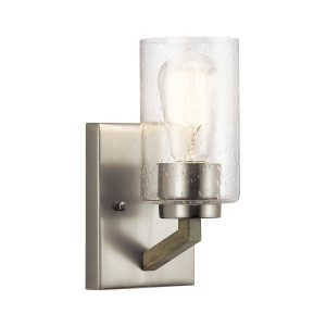 Kinkiet szary Deryn 1xE27x60W wym:25,5×11,4×13,3cm IP20 Kichler 828974