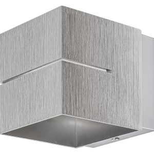 Kinkiet szary Kaunas 1xG9x10W wym:9,6×9,6x12cm IP20 Rabalux 823590