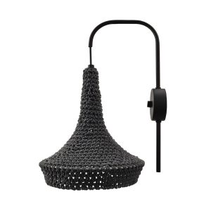 Kinkiet szary MAHAKA 1xE27x20W wym:39x26x26cm IP20 Shilo 823226