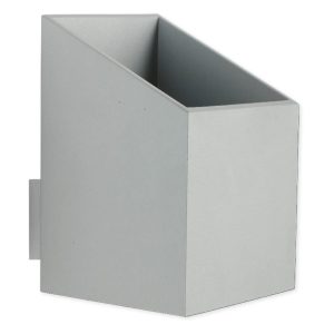 Kinkiet szary RUBIK 1xG9x40W wym:15x10x10cm IP20 Lampex 823594