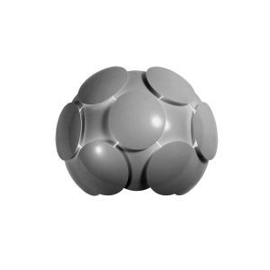 Kinkiet szary SANTINA 1xG9x42W wym:23x31x15cm IP20 Italux 832335