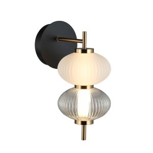 Kinkiet TESTA czarny LED 1x8W 480lm wym:35x16x24cm IP20 Italux 824130 Kinkiet TESTA czarny LED 1x8W 480lm wym:35x16x24cm IP20 Italux 824130