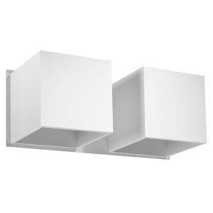 Kinkiet TETRIS biały 2xG9x40W wym:12x26x26cm IP20 Pure Lume 1046085 Kinkiet TETRIS biały 2xG9x40W wym:12x26x26cm IP20 Pure Lume 1046085
