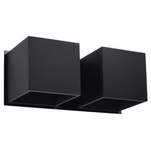 Kinkiet TETRIS czarny 2xG9x40W wym:12x26x26cm IP20 Pure Lume 1046203 Kinkiet TETRIS czarny 2xG9x40W wym:12x26x26cm IP20 Pure Lume 1046203
