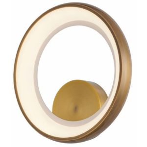 Kinkiet Thea ciemny złoty LED 1x20W 1600lm wym:30x30x7cm IP20 Reality 835281 Kinkiet Thea ciemny złoty LED 1x20W 1600lm wym:30x30x7cm IP20 Reality 835281