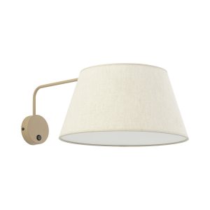 Kinkiet Tk Lighting Formo Sabia Beżowy Len 1Xe27 964120 Kinkiet Tk Lighting Formo Sabia Beżowy Len 1Xe27 964120