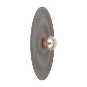Kinkiet Tk Lighting Onda Brązowy Tytan L Falowany Okręgi Klosz 1Xg9 964174 Kinkiet Tk Lighting Onda Brązowy Tytan L Falowany Okręgi Klosz 1Xg9 964174