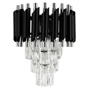 Kinkiet Toledo metalowy czarno-srebrny 266295 Kinkiet Toledo metalowy czarno-srebrny 266295