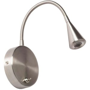 Kinkiet Tommaso srebrny LED 1x3W 300lm wym:26x10x20cm IP20 Abruzzo 824181 Kinkiet Tommaso srebrny LED 1x3W 300lm wym:26x10x20cm IP20 Abruzzo 824181