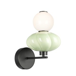 Kinkiet TORDI zielony LED 1x8W 903lm wym:34,6x12x15cm IP20 Italux 832422 Kinkiet TORDI zielony LED 1x8W 903lm wym:34,6x12x15cm IP20 Italux 832422