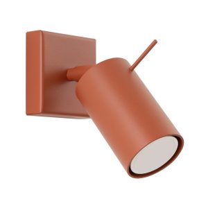 Kinkiet TORQUE ochra czerwona 1xGU10x10W wym:8x8x16cm IP20 Pure Lume 1045474 Kinkiet TORQUE ochra czerwona 1xGU10x10W wym:8x8x16cm IP20 Pure Lume 1045474