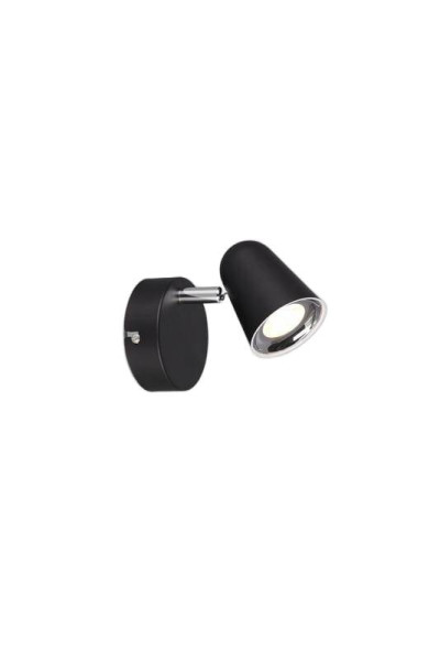 Kinkiet TOULOUSE czarny-chromowany LED 3W biały ciepły 400lm IP20 RL 1040195