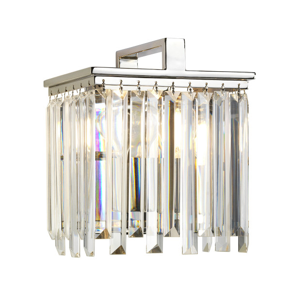 Kinkiet transparentny Aries 1xE27x60W wym:26,2x22,9x15,8cm IP20 Elstead 844146