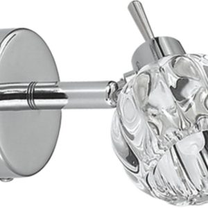 Kinkiet transparentny BOMBOLA 1xG9x40W wym:10x12x8cm IP20 Candellux 1046208 Kinkiet transparentny BOMBOLA 1xG9x40W wym:10x12x8cm IP20 Candellux 1046208
