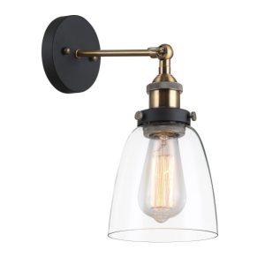 Kinkiet transparentny FRANCIS 1xE27x40W wym:24×14,5x20cm IP20 Italux 833511 Kinkiet transparentny FRANCIS 1xE27x40W wym:24×14,5x20cm IP20 Italux 833511