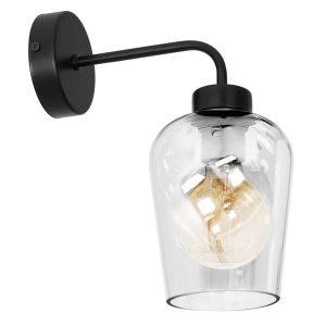Kinkiet transparentny SANTIAGO 1xE27x60W wym:23x13x19cm IP20 Milagro 832162