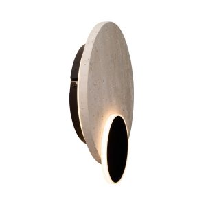 Kinkiet TRAVERTINO ozdobny kamień czarno-beżowy LED 14W 530lm IP20 Maxlight 1040254