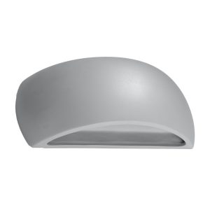 Kinkiet TRIBUN szaro-przezroczysty 1xG9x40W wym:13,5x32x9cm IP20 Pure Lume 1040281