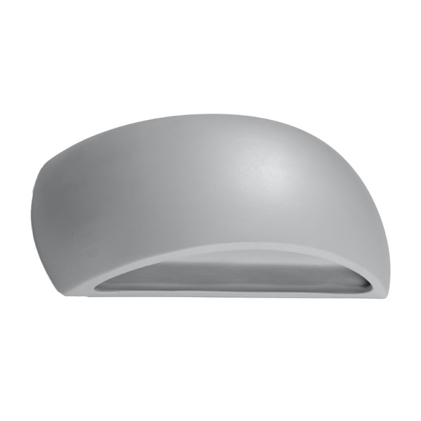 Kinkiet TRIBUN szaro-przezroczysty 1xG9x40W wym:13,5x32x9cm IP20 Pure Lume 1040281