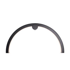Kinkiet TRIO ARC czarny LED 1x16W 1280lm wym:30x60x11cm IP44 Maxlight 832676