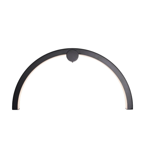 Kinkiet TRIO ARC czarny LED 1x16W 1280lm wym:30x60x11cm IP44 Maxlight 832676