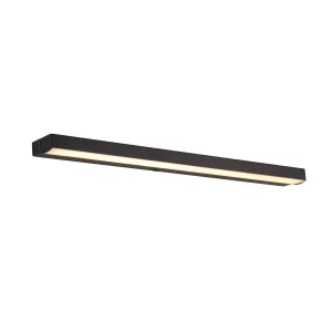 Kinkiet TRIO liniowy czarny LED 7W biały neutralny 363lm IP44 Maxlight 1036488