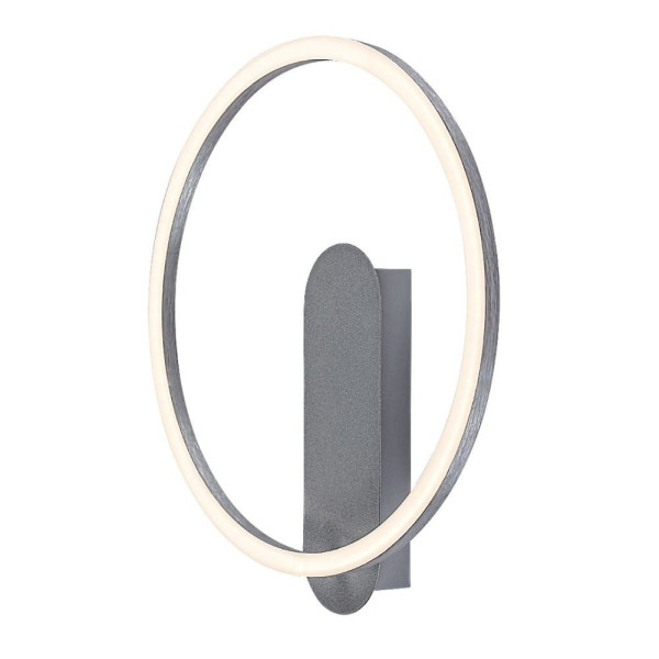 Kinkiet Tumnus srebrny LED 1x14W 1025lm wym:32,5x30x6,5cm IP20 Rabalux 953561