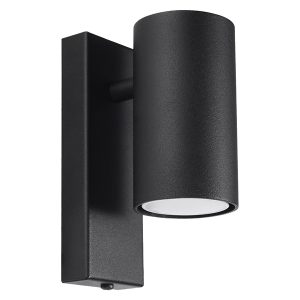 Kinkiet Utti stalowy czarny 52618