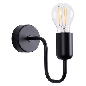 Kinkiet Vector stalowy czarny 328544
