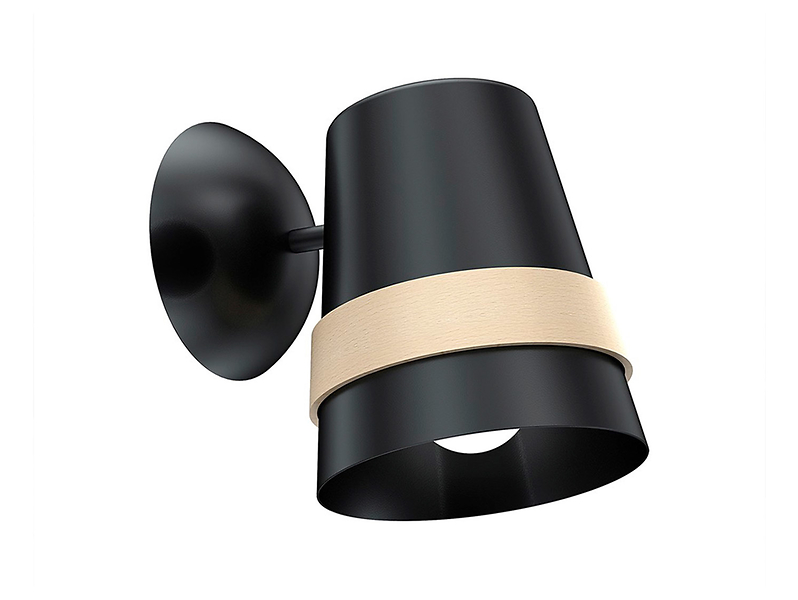 Kinkiet Venezia metalowa czarna 39468
