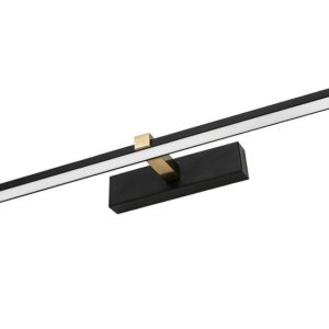 Kinkiet Venus czarny LED 1x12W 840lm wym:5x60x13cm IP44 IdeaLED 833717