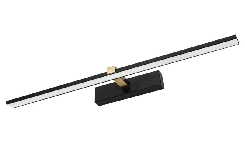 Kinkiet Venus czarny LED 1x12W 840lm wym:5x60x13cm IP44 IdeaLED 833717
