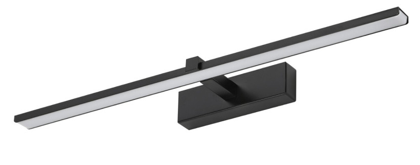 Kinkiet Venus nad lustro czarny LED 1x12W 840lm wym:5x60x13cm IP44 IdeaLED 1027271