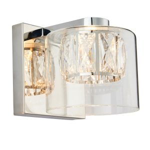 Kinkiet VERINA chromowany 1 x G9 x 3W IP20 Endon 1051621