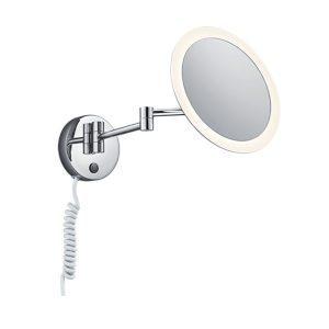 Kinkiet VIEW srebrny LED 1x3W 280lm wym:21,6×21,6×21,6cm IP44 Trio 1051635 Kinkiet VIEW srebrny LED 1x3W 280lm wym:21,6×21,6×21,6cm IP44 Trio 1051635